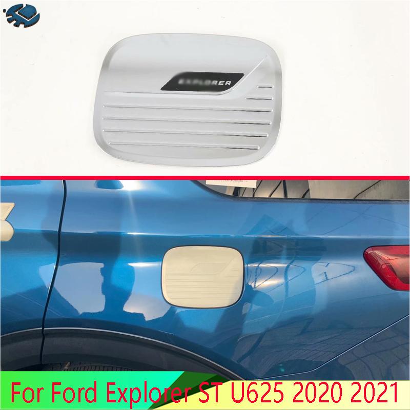 For Ford Explorer ST U625 -2024 Car Accessories ABS Chrome fuel tank cap cover car-styling trim oil fuel cap protective
