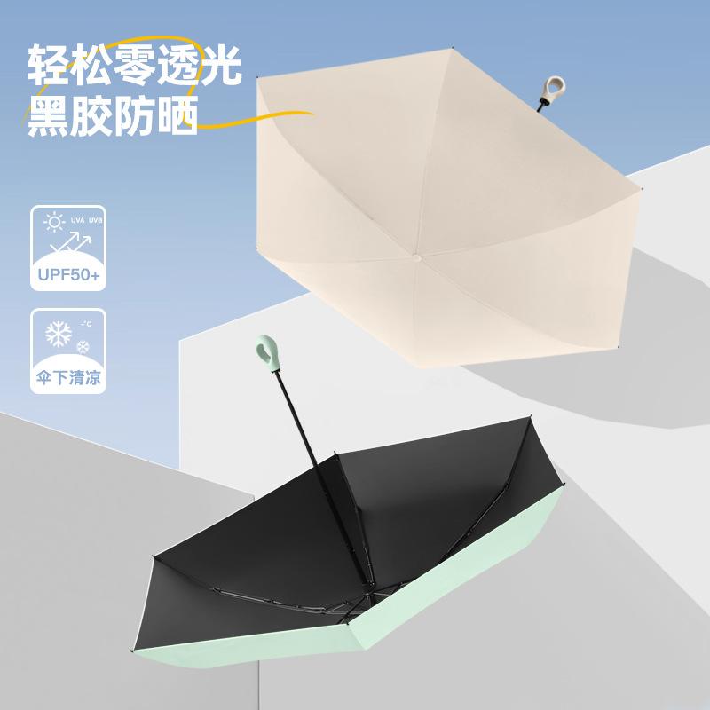 New 50% Off Six Bones Hand Open Vinyl Fabric Sunscreen Umbrella Love Handle Fashion Umbrella Climbing Flower Umbrella