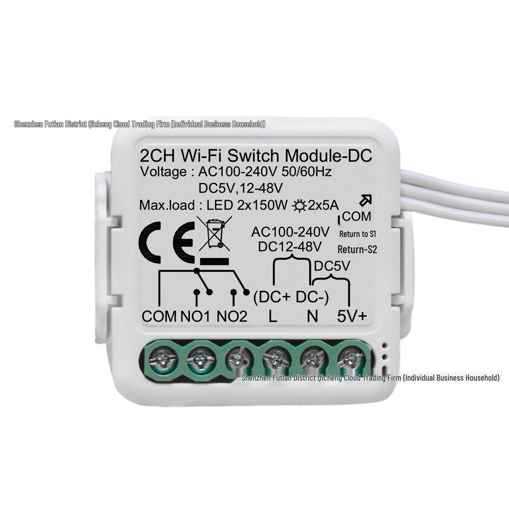 Zigbee Smart Graffiti WiFi Dry Contact Switch with APP Remote Control