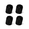Yiooskl 4pcs Portable Universal Plastic Tire Valve Stem Caps Decorative Caps Bicycle Bike Replacement Parts Accessories