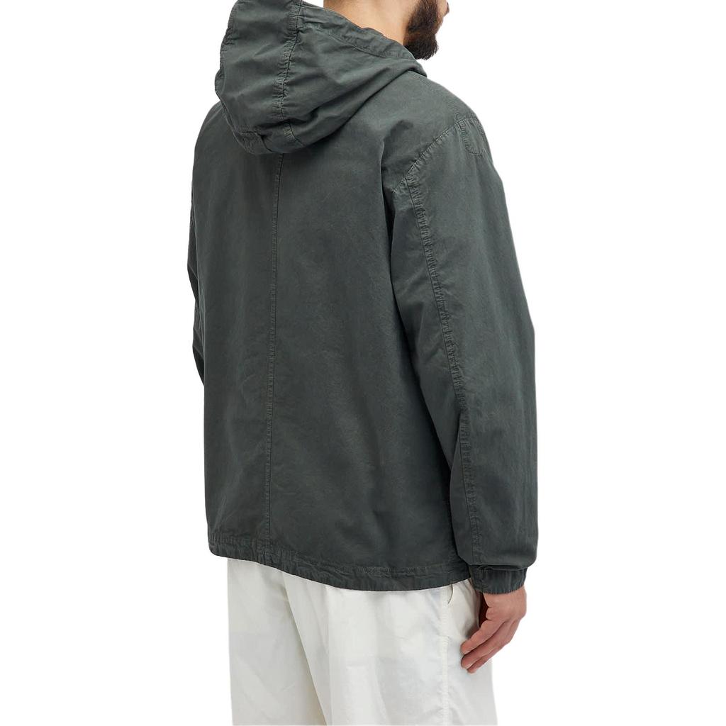 Stone Island Solid Color Multi-Pocket Zip Long Sleeve Jacket Men jackets Green 8015106WN-V0159