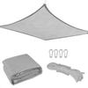 Heavy Duty Waterproof Sun Shade Sail Canopy Rectangle Offers Ultimate Uv Protection