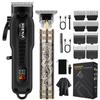 New multifunctional electric hair clipper set oil head electric clipper long endurance men's razor digital display barber scissors universal