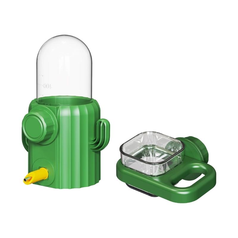 Automatic Bird Water Dispenser and Food Bowl For Parrots Stainless Steel Pin Feeder for Easy Drinking Cage Accessory