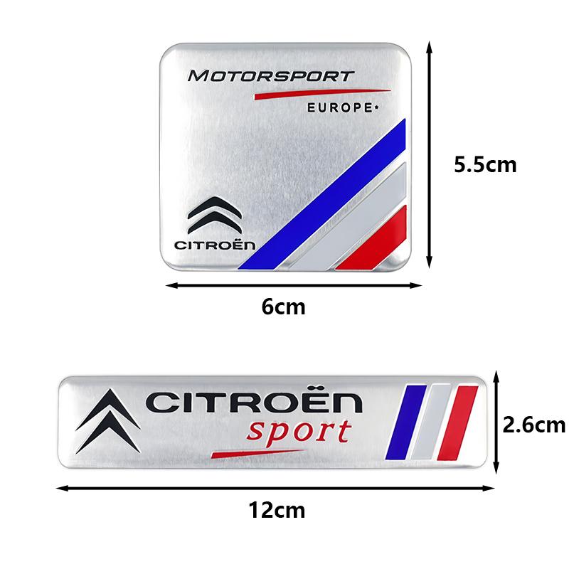 Emblema Distintivo Auto in Alluminio 3D Adesivo per Portellone Posteriore Per Citroen C2 C3 C4 C5 C6 C1 DS3 DS4 DS5 DS7 Xsara Berlingo Saxo Picasso