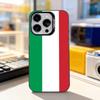 Italy Flag Map Phone Case For iPhone 17,16,15,14,13,12,11,Pro,XS,Max,Plus,Mini,SE4,E Black Matte Shockproof Cover