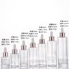 Frosted Glass Dropper Bottle 20-100ml, Straight Shoulder Essential Oil Serum Container for Skincare