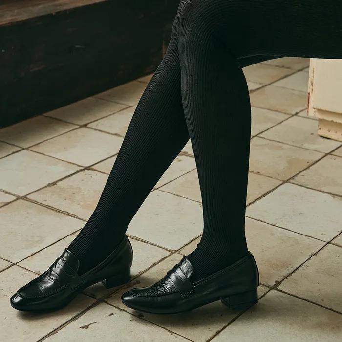STB021 Cotton Rib Tights (8 Colors)
