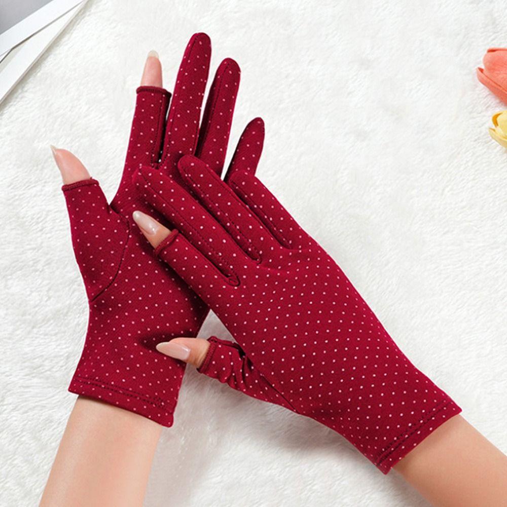 Lining Fleece Women's Winter Gloves Warm Driving Gloves Fashion Velvet  Mittens  Running