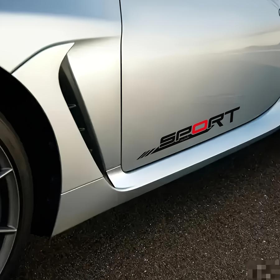 AAYY1 2 PEZZI/SET Adesivo Decalcomania per Auto Moto Ispirato a "Logo Sportivo" per Migliorare l'Aspetto Esterno del Tuo Veicolo per gli Amanti dello Sport