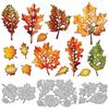 Autumn Theme Leaf Carbon Steel Cutting Dies Stencils for DIY Scrapbooking Photo Album Decorative Embossing Paper Card Greeting Card Mold