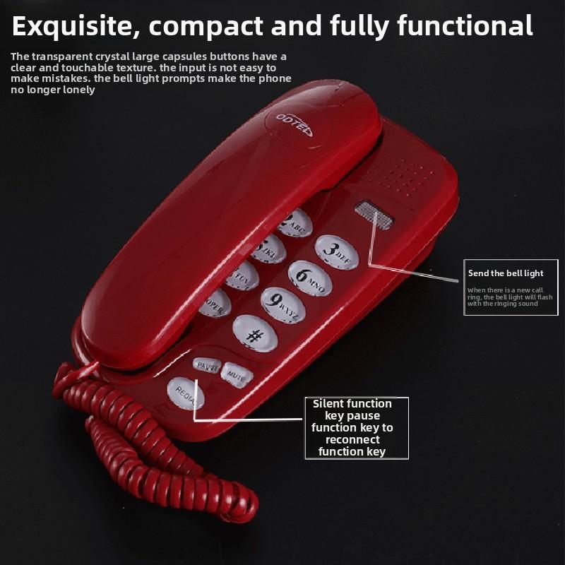 English Wall Mount Telephone With Basic Calling For Office Use