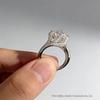 Miki Six-Claw Pavé Luxury Versatile Sparkling Ring for High-End Style