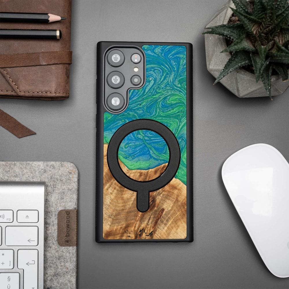 Bewood Unique case for Samsung Galaxy S23 Ultra - Neons - Tokyo with MagSafe