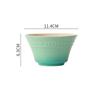 300ML 4.5 Inches Rainbow Gradient color Dishes Fruit Bowl Tableware Ramen Bowls Kitchen Dessert Salad steamed egg bowl Tableware