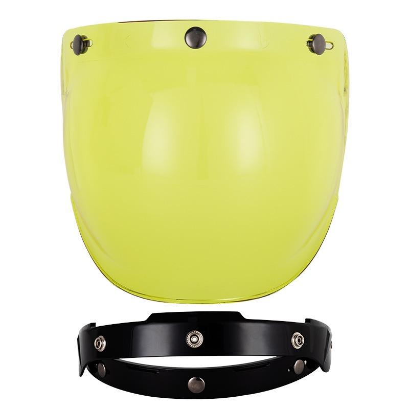 Motorcycle Helmet Bubble Visor Motorbike Helmet Visors Multicolor Vintage Cascos Para Moto Windshield Shield Universal Mask