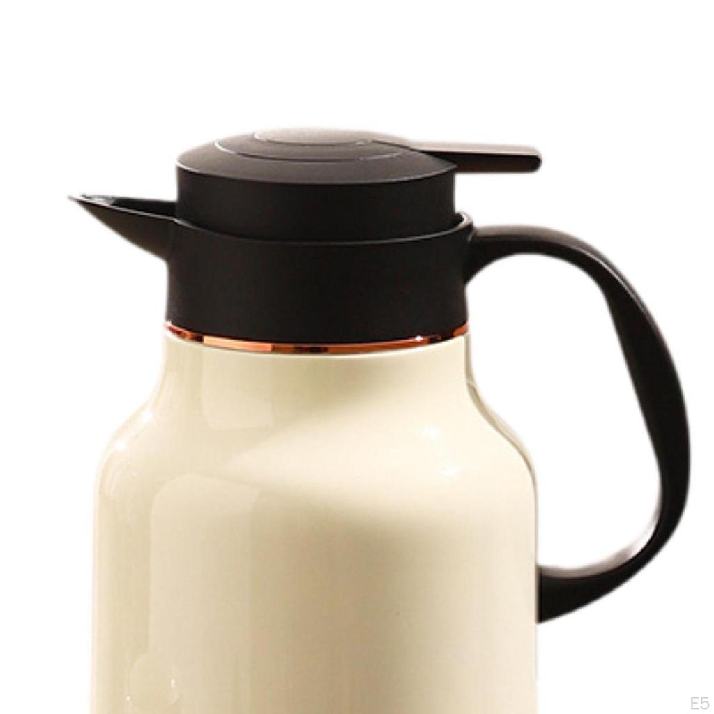 Vakuumisolerad kanna kaffekanna med handtag varmvattenkanna termisk för helgdag studenthem