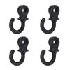 4Pcs Black Bow String Stabilizer Rubber Silencer Accessories Bowstring Shock Absorber  Bowstring