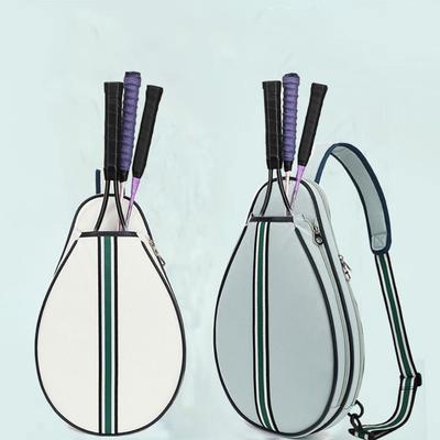 Zipper Closure Sports Racket Bag Large Capacity Badminton Racquet Bag  Men and Women