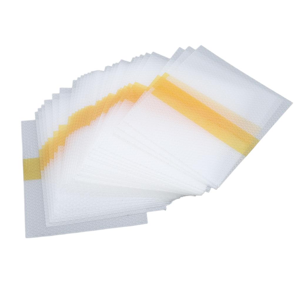 30pcs 2.76x3.15in Ear Patches Portable Silicone Gel Ear Covers Breathable Patches for Swimming