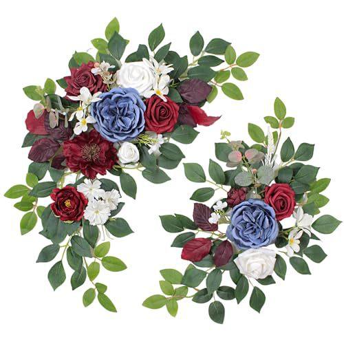 Outdoor Wedding Arch Flower Welcome Arch Door Gate Banquet Style Floral Decoration Simulation Flower Supply