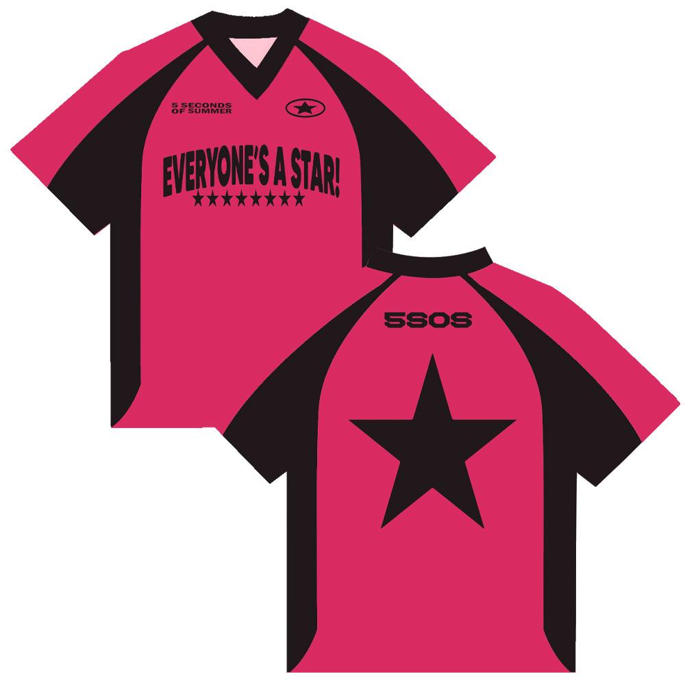 

5 Seconds of Summer EVERYONE S A STAR! T-shirt 5SOS Summer Outdoor Breathable Jersey Unisex Short Sleeve Oversized Tee Tracksuit XXS