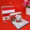 Christmas Village House 3D Memo Pad Aesthetic Desktop Holder Paper Pad Winter Carving Holiday C U0W6