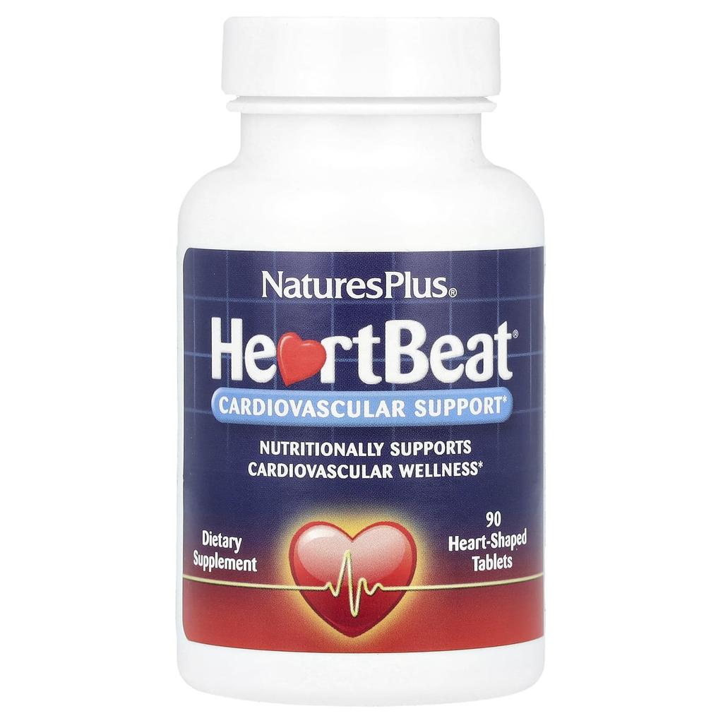 Heartbeat, Cardiovascular Support, 90 Heart Shaped Tablets