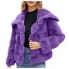 Europa, Amerika, Herbst und Winter neue Pelzjacke Kaninchenfell kurz Oberteil Damen Pelz Reversjacke X