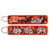 Japanese Anime Elf Monsters Keychain 1pcs Car Backpack Key Holder Embroidery Keyring Key Tag Jet Tag Accessories Gifts for Fans