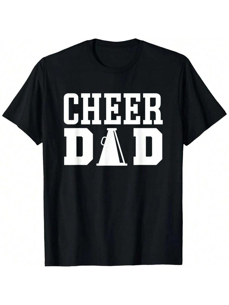 Abbigliamento per Papà di Cheerleading Maglietta per Papà di Cheer