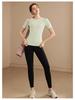 Women's Quick-Dry Mesh Spliced Yoga T-shirt - Summer Slim Fit Short Sleeve Fitness Top