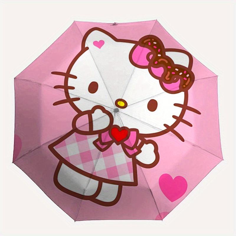 

1pc Hello Kitty Automatic Umbrella - 8-Rib Foldable Design, Outdoor Adventures, and Family Celebrations, Durable Canopy Material y250827182