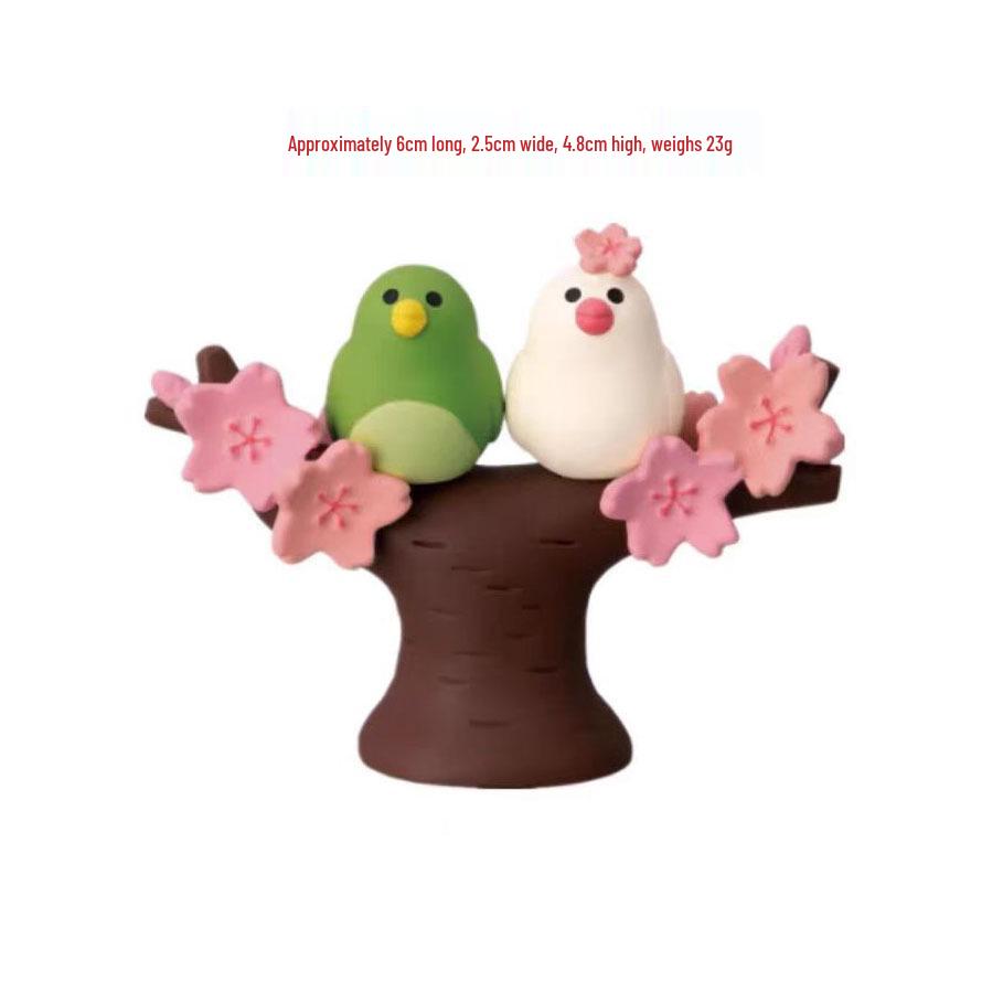 Cherry Blossom Resin Ornaments - Creative Handicrafts & Decorative Toys Blind Box Accessories