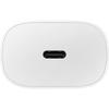 Chargeur Secteur RAPIDE - 25W - SAMSUNG - Port USB Type C (sans Câble) - Blanc