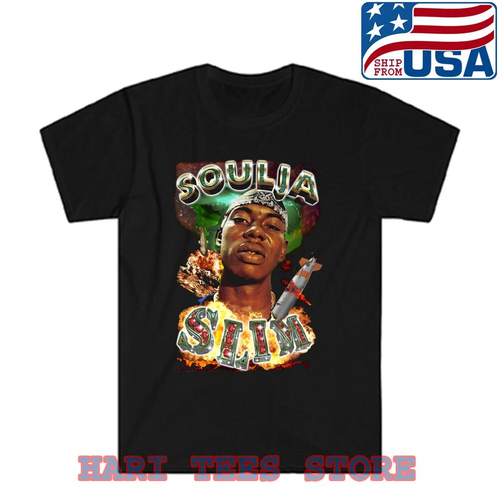 Soulja Slim Men s Black Size S to 5XL L