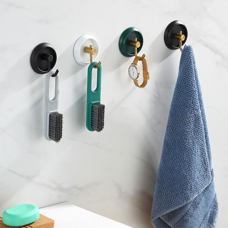 Multi-purpose Wall Hooks Door Keys Cloth Coat Hook Bathroom Towel Robe Hanger Hook Adhesive Kitchen Rack Shelf Bag Hook