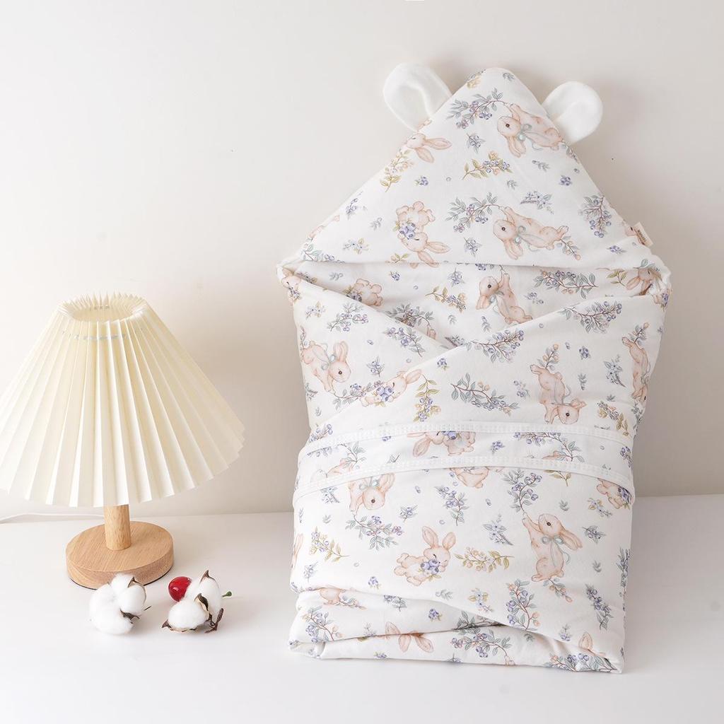 Verdickte reine Baumwoll-Baby-Swaddle-Decke für Herbst/Winter