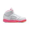 Air Jordan 5 Retro PS Pinksicle Kids Sneakers White Safety-Orange 440893-168