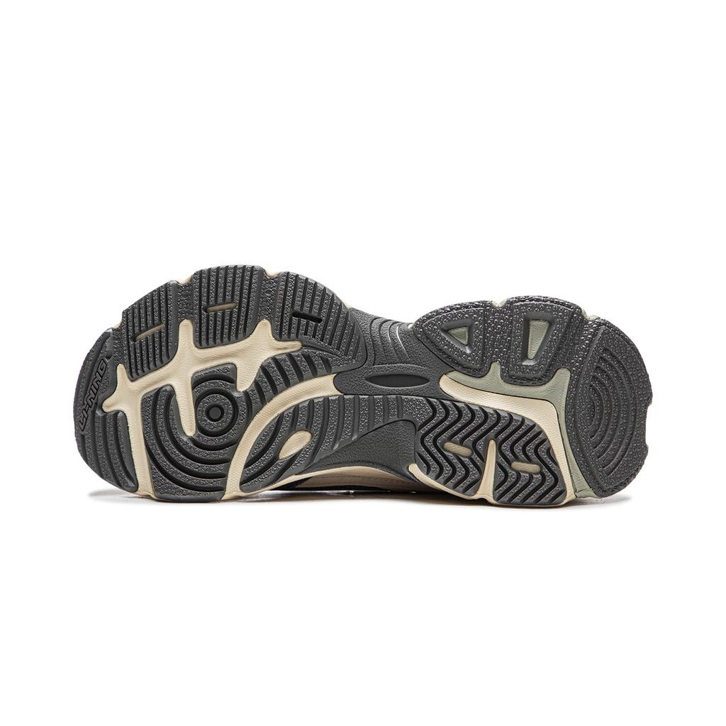 Li Ning Xingji Cushioning Abrasion Resistant Breathable Low Top Chunky Sneakers Women's Gray AGCW088-4