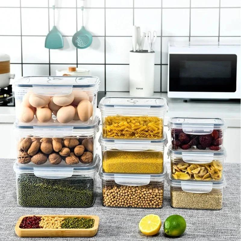 Large Vegetable Drain Basket Special Fruit Preservation Box For Refrigerators Food Grade Kitchen Double Layer Storage Container