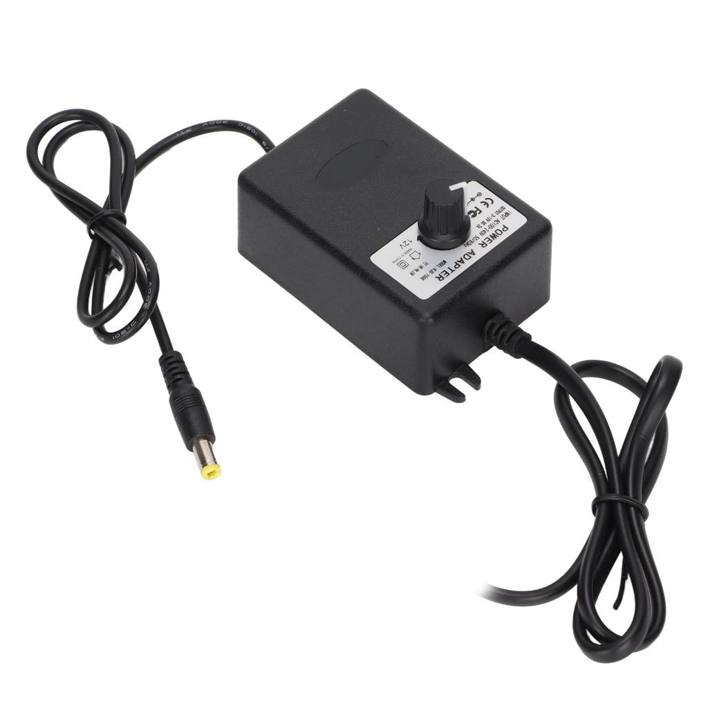 Power Adapter Adjustable Voltage Speed Regulation 24W 2A Fast Charging Computer Power Adapter