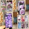 Lavender Peonies Flower Phone Case For iPhone 17 Pro Max 14 13 12 11 15 16 Pro Max Mini 16 15 Plus 16e 17 Air Cover