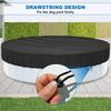 Copertura per Piscina per Cani Copertura Rotonda per Piscina Resistente all'Usura Tessuto Oxford Manicotto Protettivo per Bambini e Animali Domestici Vasche da Bagno