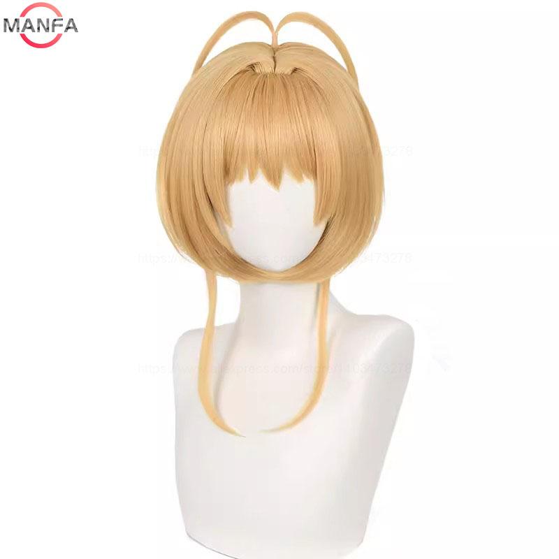 

Аниме Косплей Парик Сакура Киномото Косплей Парик 46см Короткий Женский Девушка Косплей Парик Термостойкие Синтетические Волосы