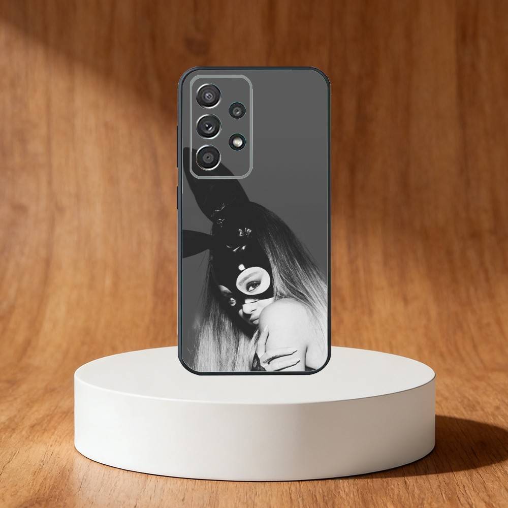 Ariana Grandes Phone Case For Samsung S25,S24,S21,S22,S23,S30,Ultra,S20,Plus,Fe,Note,10,9,5G Black Cover