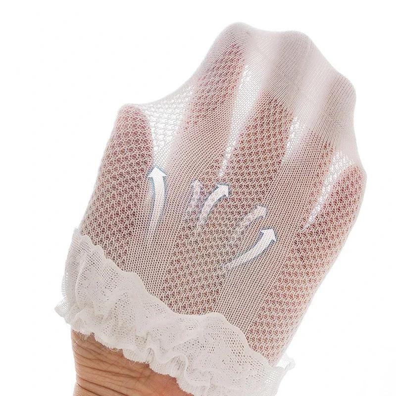 Summer Princess Baby Ruffle Socks Cotton Mesh Thin Lace Ankle Short Socks for Newborn Girls Newborn Infant Toddler Kids Clothes