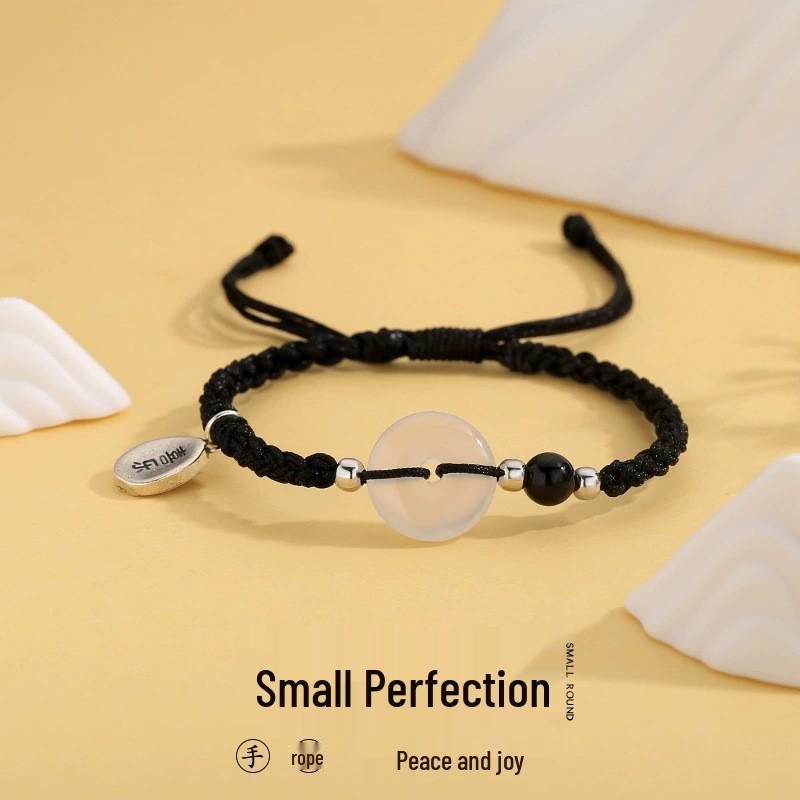 Chinesisches Tierkreiszeichen Rotes Schnur Sicherheitsverschluss Armband für Männer und Frauen - Handgeflochtenes Design