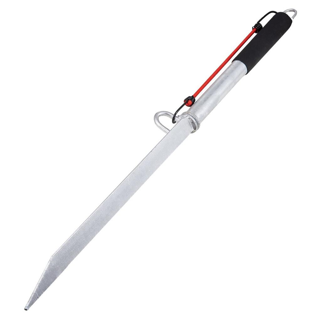 Sand Spike Boat Anchor Pole, 36" Galvanized Carbon Steel Slide Anchor Shore Spike, Self-Hammering Beach Spike Anchor for Small Boat Jetski Pontoon