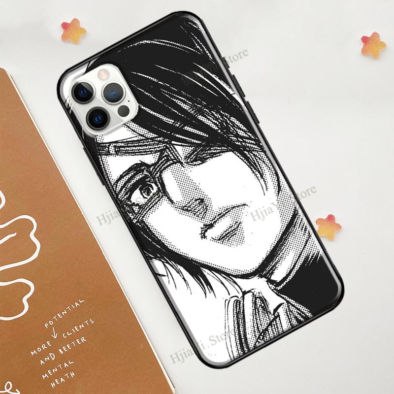 Pouzdro Hange Zoe Attack on Titan anime pro iPhone 12 Pro Max 13 mini 6S 7 8 Plus SE 2020 Pouzdro pro iPhone 11 Pro Max XS X XR